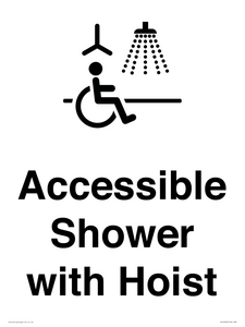Accessible Shower with Hoist